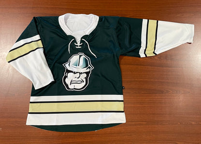 Oilers Unparalleled Reversible Youth Green/ White Jersey