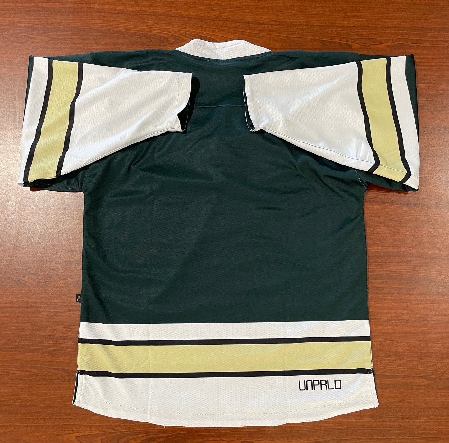 Oilers Unparalleled Reversible Youth Green/ White Jersey