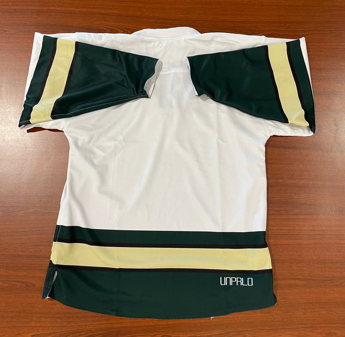 Oilers Unparalleled Reversible Youth Green/ White Jersey