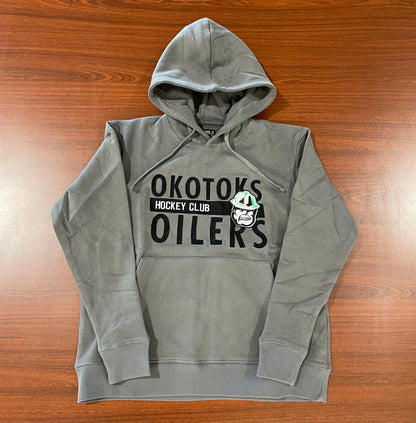 Oilers Unparalleled Youth Grey Hoodie